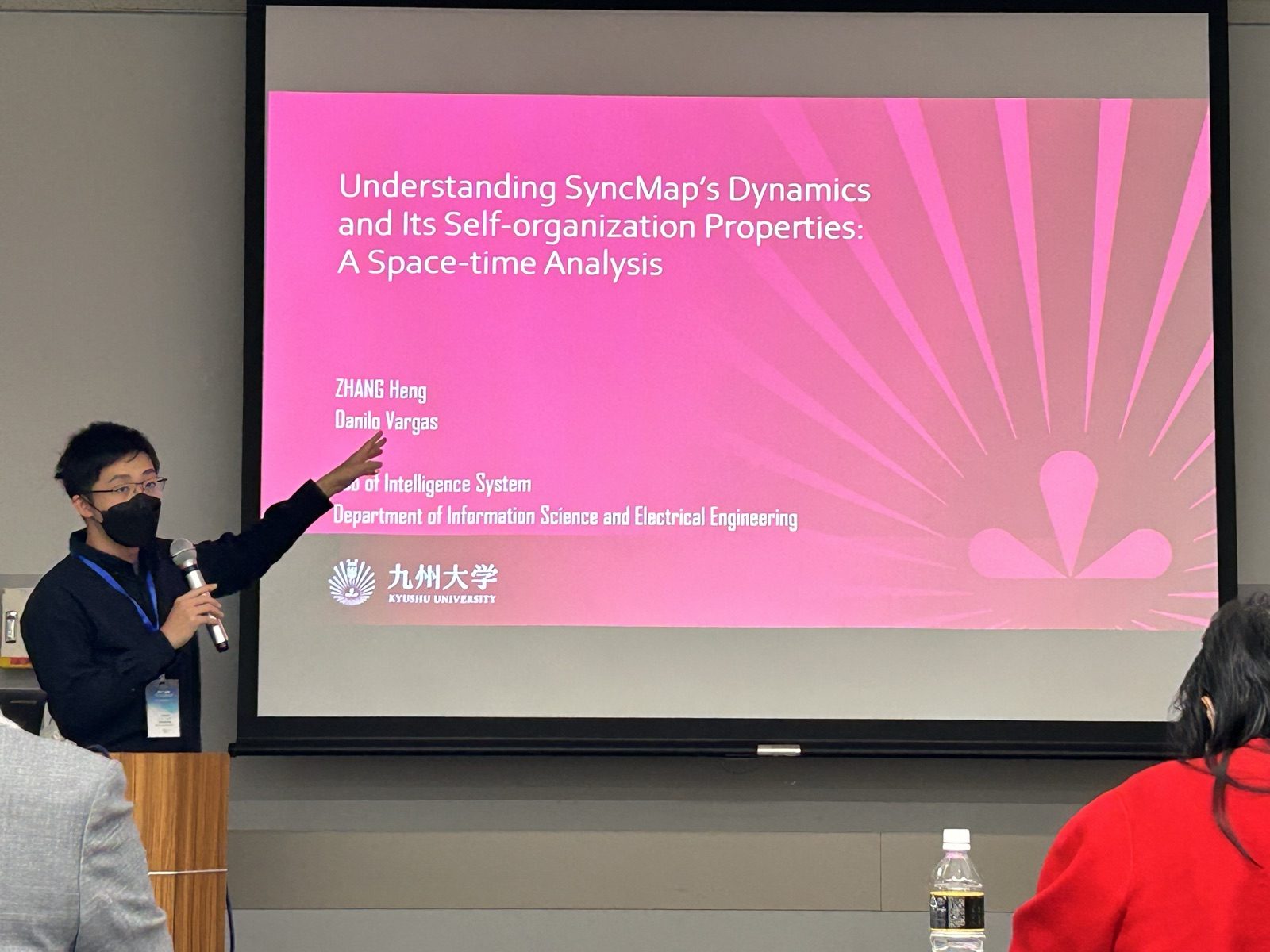 Giving the talk at AICCC 2022, Osaka