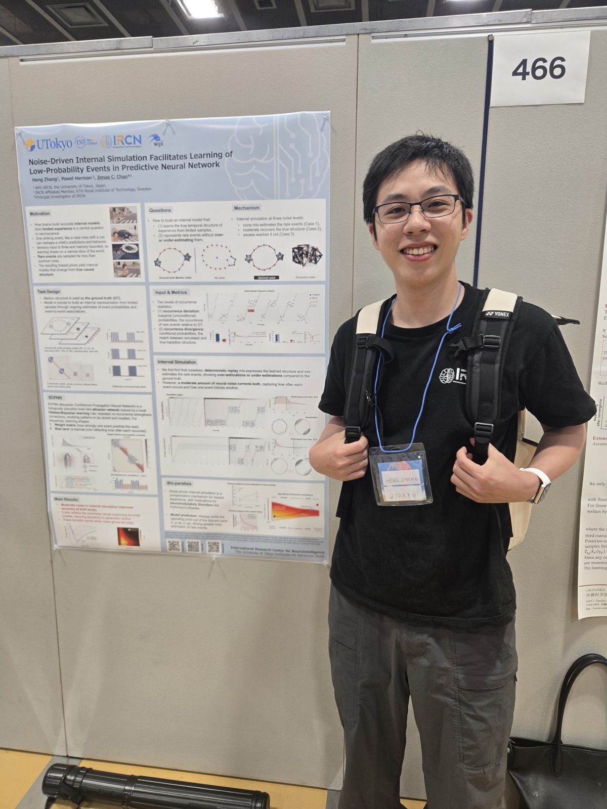 Presenting the poster at NEURO2026