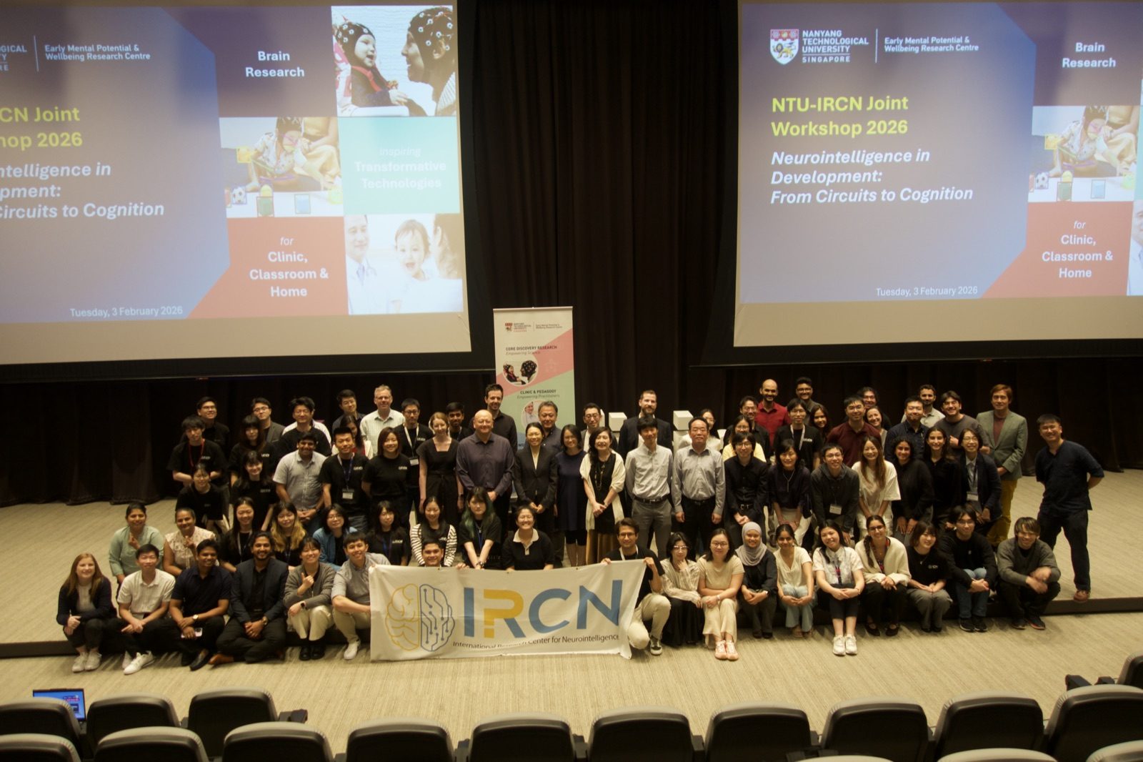 Group photo, NTU–IRCN Joint Workshop 2026, Singapore